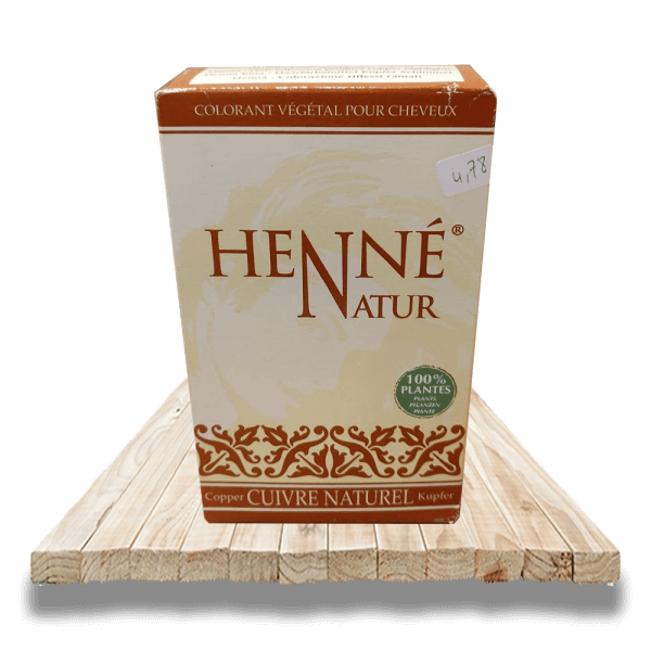 Coloration végétale "cuivre naturel" Henné natur HENNEDROG