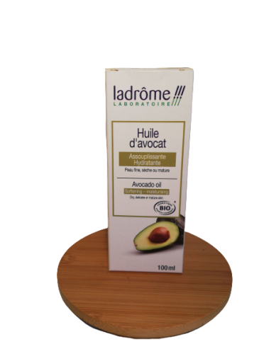 Huile végétale d'avocat bio LADROME